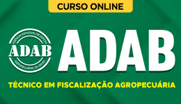 Curso online Curso ADAB - Técnico em Fiscalização Agropecuária - Nova Concursos