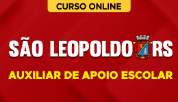 Capa do produto Curso Prefeitura de São Leopoldo - RS 2026 - Auxiliar de Apoio Escolar