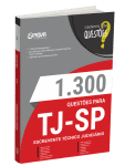 Produto Livro 1.300 Questões Gabaritadas para TJ-SP em PDF - Escrevente Técnico Judiciário - Nova Concursos