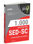 Produto Livro 1000 Questões Gabaritadas para SED-SC - Conhecimentos Comuns - Nova Concursos