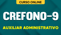 Capa do produto Curso CREFONO-9 (2026) - Auxiliar Administrativo
