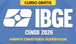 Capa do produto Curso Grátis - IBGE Censo 2026 - Agente Censitário Supervisor