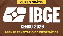 Capa do produto Curso Grátis - IBGE Censo 2026 - Agente Censitário de Informática