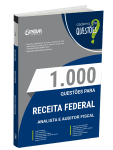 Produto Livro 1000 Questões Gabaritadas para RF - Analista e Auditor Fiscal - Nova Concursos