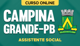 Capa do produto Curso Prefeitura de Campina Grande - PB 2026 - Assistente Social