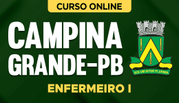 Curso online Curso Prefeitura de Campina Grande - PB 2026 - Enfermeiro I - Nova Concursos