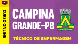 Curso online Curso Prefeitura de Campina Grande 2026 - PB - Técnico de Enfermagem - Nova Concursos