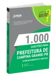 Produto Livro 1000 Questões Gabaritadas para Prefeitura de Campina Grande - PB - Conhecimentos Gerais - Nova Concursos