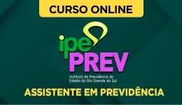 Capa do produto Curso IPE Prev RS 2026 - Assistente em Previdência