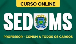 Capa do produto Curso SED-MS - Professor - Comum a Todos os Cargos