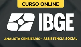 Curso online Curso IBGE - Censo 2027 - Analista Censitário - Assistência Social - Nova Concursos