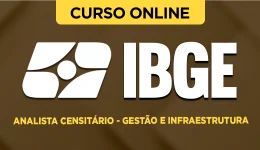 Curso online Curso IBGE - Censo 2027 - Analista Censitário - Gestão e Infraestrutura - Nova Concursos