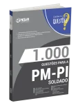 Produto Livro 1000 Questões Gabaritadas para PM-PI - Soldado - Nova Concursos