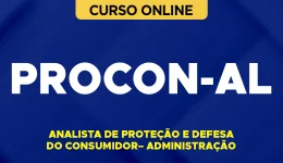 Capa do produto Curso Procon - AL 2026 - Analista de Proteção e Defesa do Consumidor –  Administração