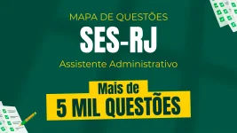 Produto Mapa de Questões Online - SES-RJ - Assistente Administrativo de Saúde - 5 Mil Questões - Nova Concursos