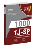 Produto Livro 1000 Questões Gabaritadas para TJ-SP - Escrevente Técnico Judiciário - Nova Concursos